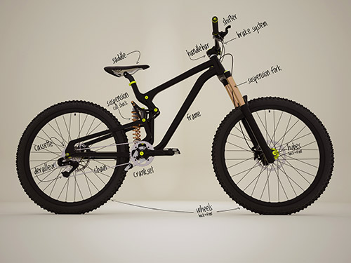 Enduro bike design in Alto Adige