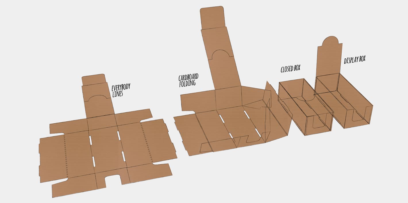 design box in cartone